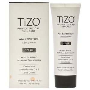 Photoceutical AM Replenish SPF 40 - Lightly Tinted by Tizo Unisex 1.75 oz
